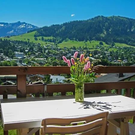 Exceptional View Of Village And Mountain Apartamento Megève