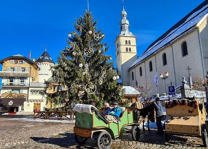Exceptional View Of Village And Mountain