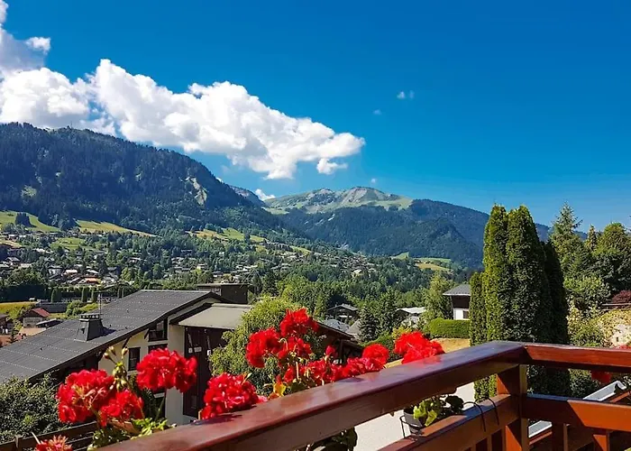Exceptional View Of Village And Mountain